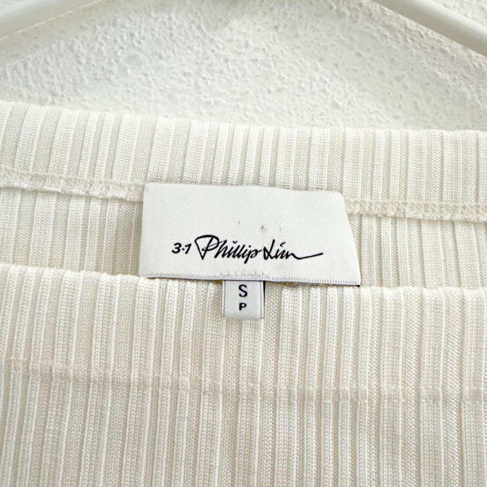 3.1 Phillip Lim White Boho Cottagecore Coquette Babydoll Designer Lace Top S - Picture 6 of 7